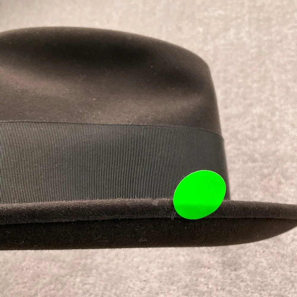 WL Strain Hat Mens 6 7/8‎ Brown Melorol Resistol 990 Self Conforming Fedora VTG